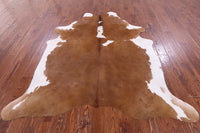 Thumbnail for SUPER SALE Brown & White Natural Cowhide Rug - X-Large 7' 3