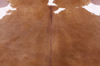 Thumbnail for SUPER SALE Brown & White Natural Cowhide Rug - X-Large 7' 3