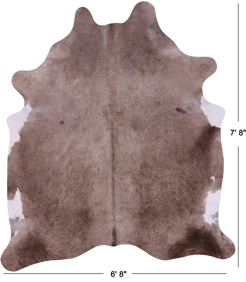 SUPER SALE Champagne Natural Cowhide Rug - XX-Large 7' 8