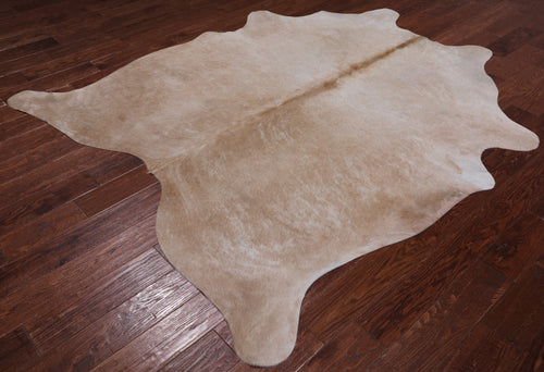 SUPER SALE Light Brown Natural Cowhide Rug - X-Large 7' 3