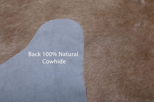 SUPER SALE Light Brown Natural Cowhide Rug - X-Large 7' 3