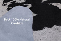 Thumbnail for SUPER SALE Black Salt & Pepper Natural Cowhide Rug - XX-Large 7' 10