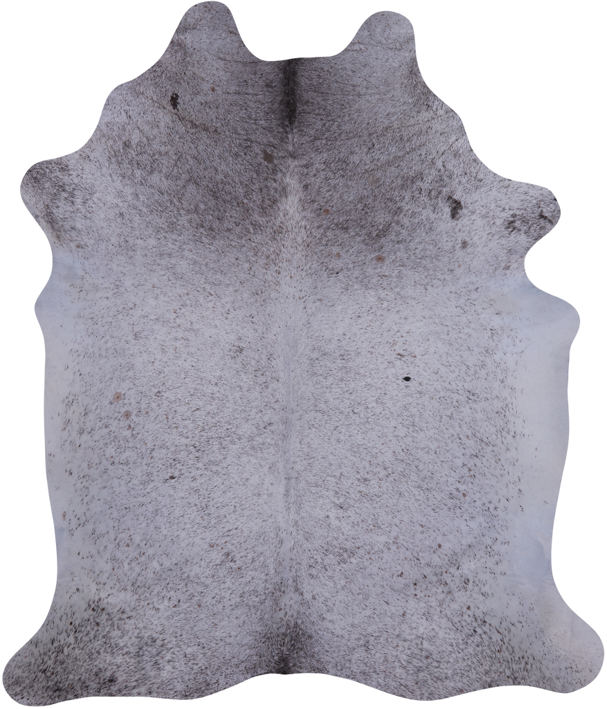 SUPER SALE Brown Salt & Pepper Natural Cowhide Rug - X-Large 7' 2"H x 6' 2"W