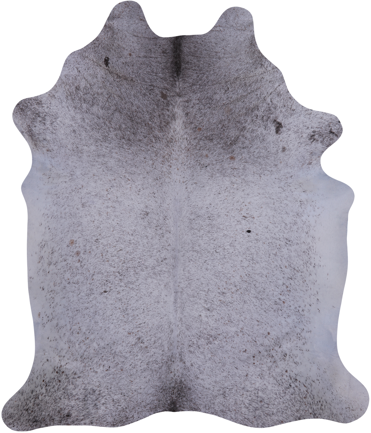 SUPER SALE Brown Salt & Pepper Natural Cowhide Rug - X-Large 7' 2"H x 6' 2"W