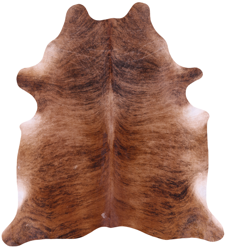 SUPER SALE Light Brindle Natural Cowhide Rug - X-Large 7' 2"H x 6' 8"W