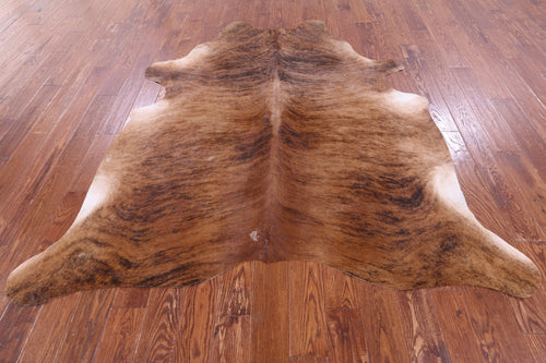 SUPER SALE Light Brindle Natural Cowhide Rug - X-Large 7' 2