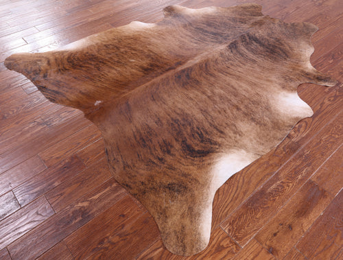 SUPER SALE Light Brindle Natural Cowhide Rug - X-Large 7' 2