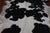 SUPER SALE Black & White Natural Cowhide Rug - XX-Large 7' 5"H x 6' 5"W