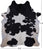 SUPER SALE Black & White Natural Cowhide Rug - XX-Large 7' 5"H x 6' 5"W