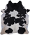 SUPER SALE Black & White Natural Cowhide Rug - XX-Large 7' 5"H x 6' 5"W