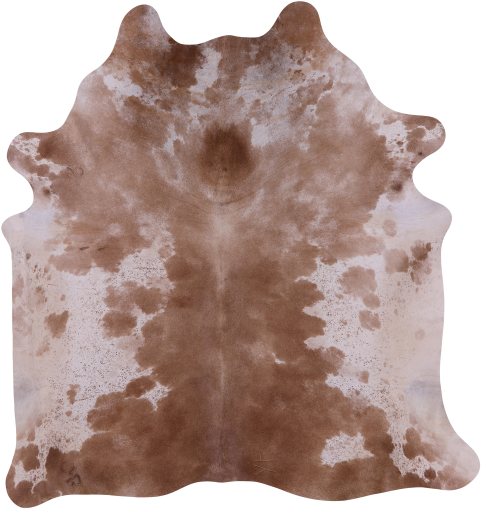 SUPER SALE Brown Salt & Pepper Natural Cowhide Rug - XX-Large 7' 10"H x 7' 4"W