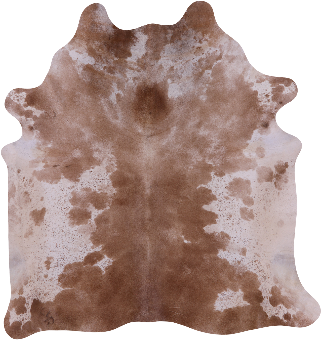SUPER SALE Brown Salt & Pepper Natural Cowhide Rug - XX-Large 7' 10"H x 7' 4"W