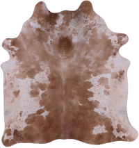 Thumbnail for SUPER SALE Brown Salt & Pepper Natural Cowhide Rug - XX-Large 7' 10