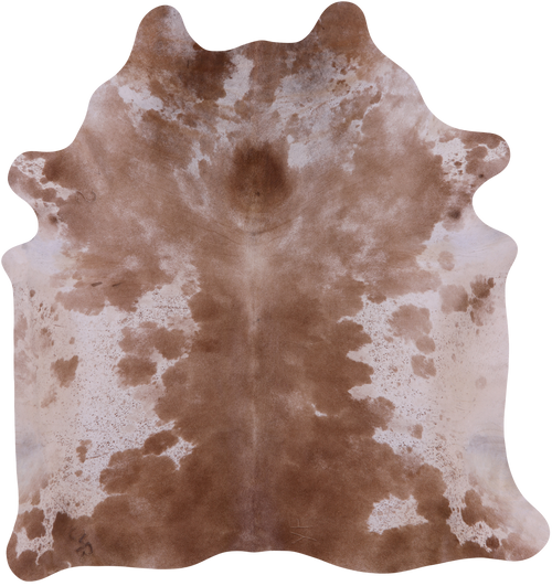 SUPER SALE Brown Salt & Pepper Natural Cowhide Rug - XX-Large 7' 10