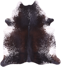 Thumbnail for SUPER SALE Brown Salt & Pepper Natural Cowhide Rug - X-Large 7' 3
