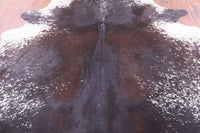 Thumbnail for SUPER SALE Brown Salt & Pepper Natural Cowhide Rug - X-Large 7' 3