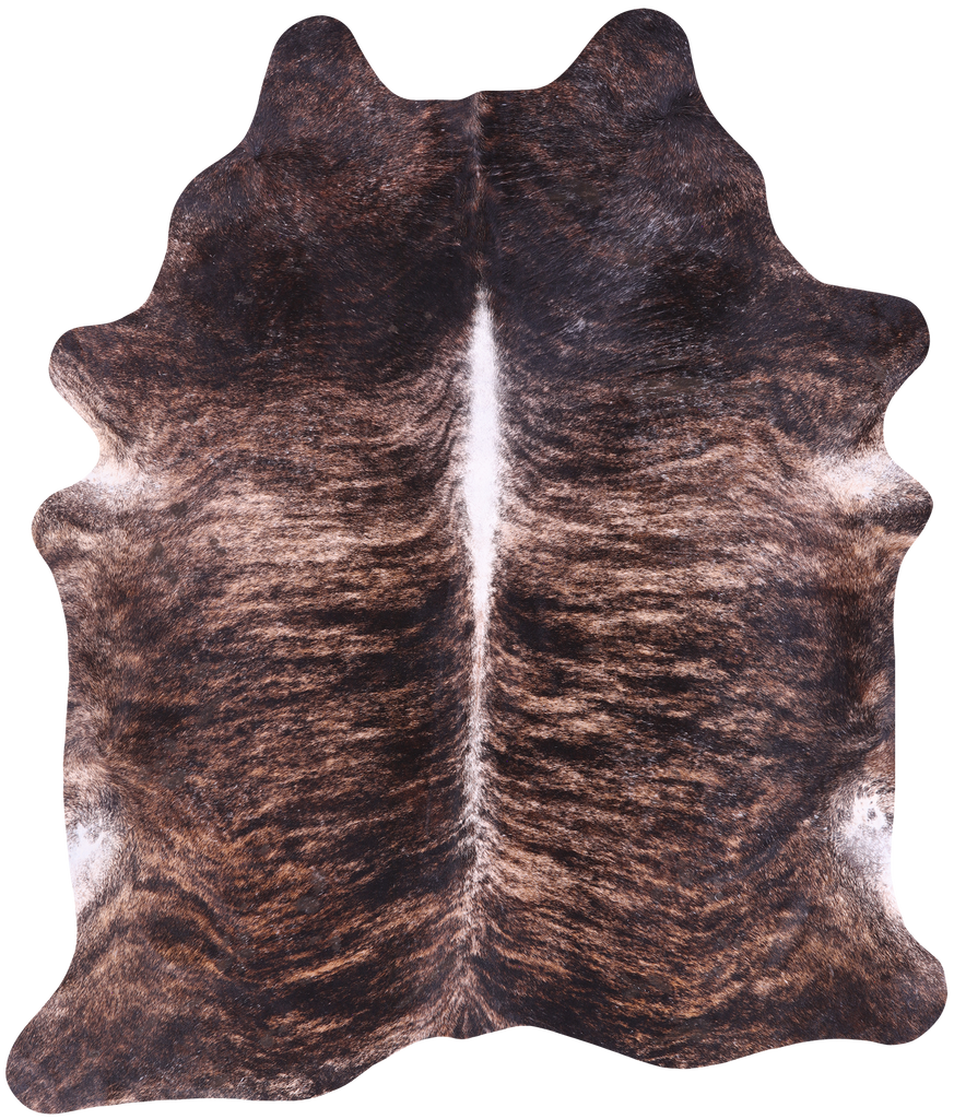 SUPER SALE Light Brindle Natural Cowhide Rug - X-Large 7' 3"H x 6' 1"W