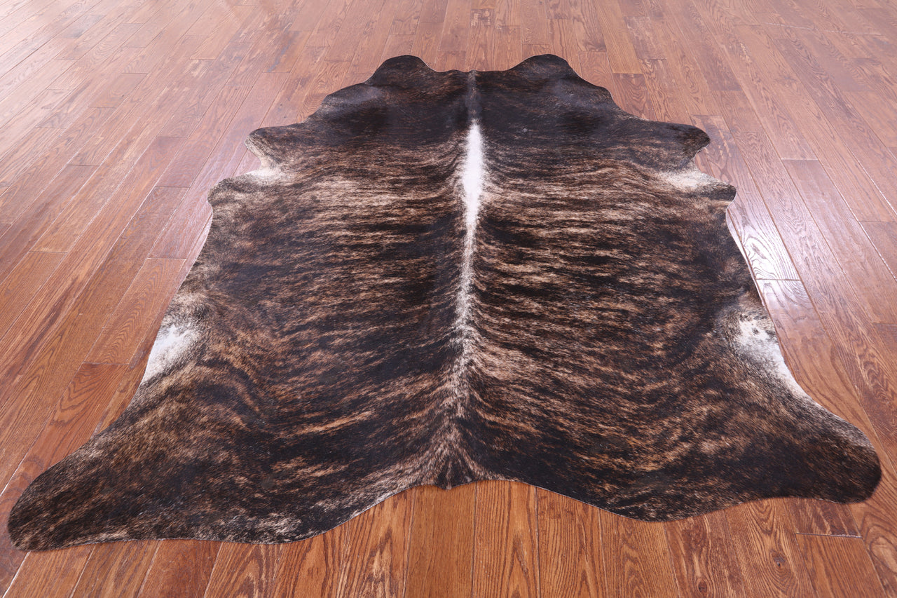 SUPER SALE Light Brindle Natural Cowhide Rug - X-Large 7' 3"H x 6' 1"W