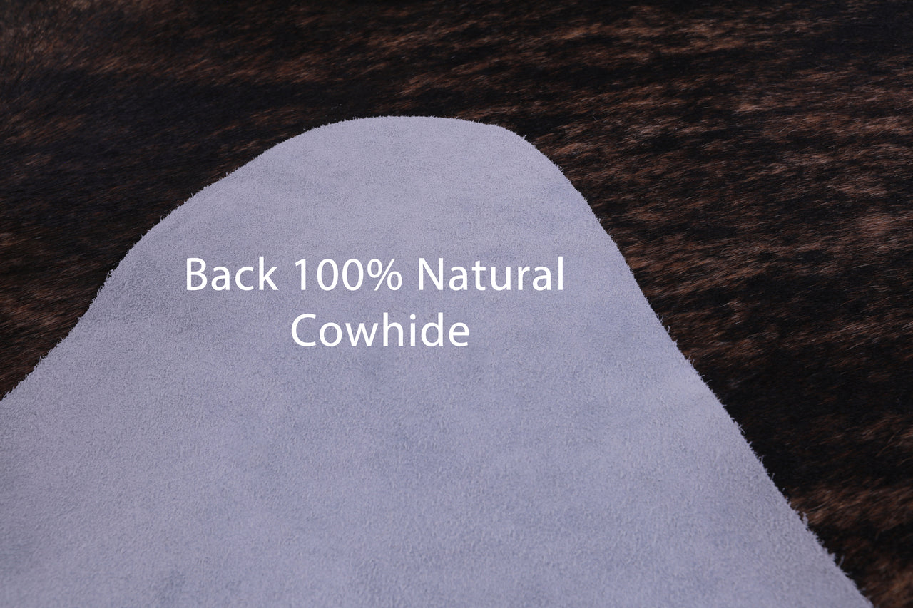SUPER SALE Light Brindle Natural Cowhide Rug - X-Large 7' 3"H x 6' 1"W