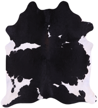 Thumbnail for SUPER SALE Black & White Natural Cowhide Rug - XX-Large 7' 7