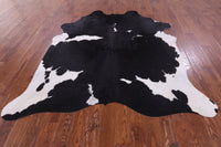 Thumbnail for SUPER SALE Black & White Natural Cowhide Rug - XX-Large 7' 7