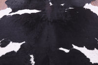 Thumbnail for SUPER SALE Black & White Natural Cowhide Rug - XX-Large 7' 7