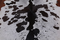 Thumbnail for SUPER SALE Brown Salt & Pepper Natural Cowhide Rug - XX-Large 7' 7