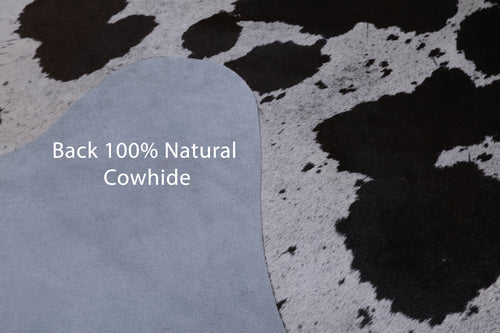 SUPER SALE Brown Salt & Pepper Natural Cowhide Rug - XX-Large 7' 7