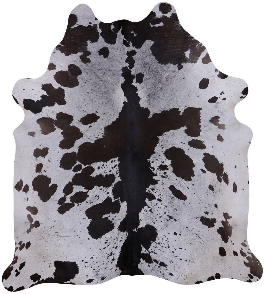 SUPER SALE Brown Salt & Pepper Natural Cowhide Rug - XX-Large 7' 7"H x 7' 0"W