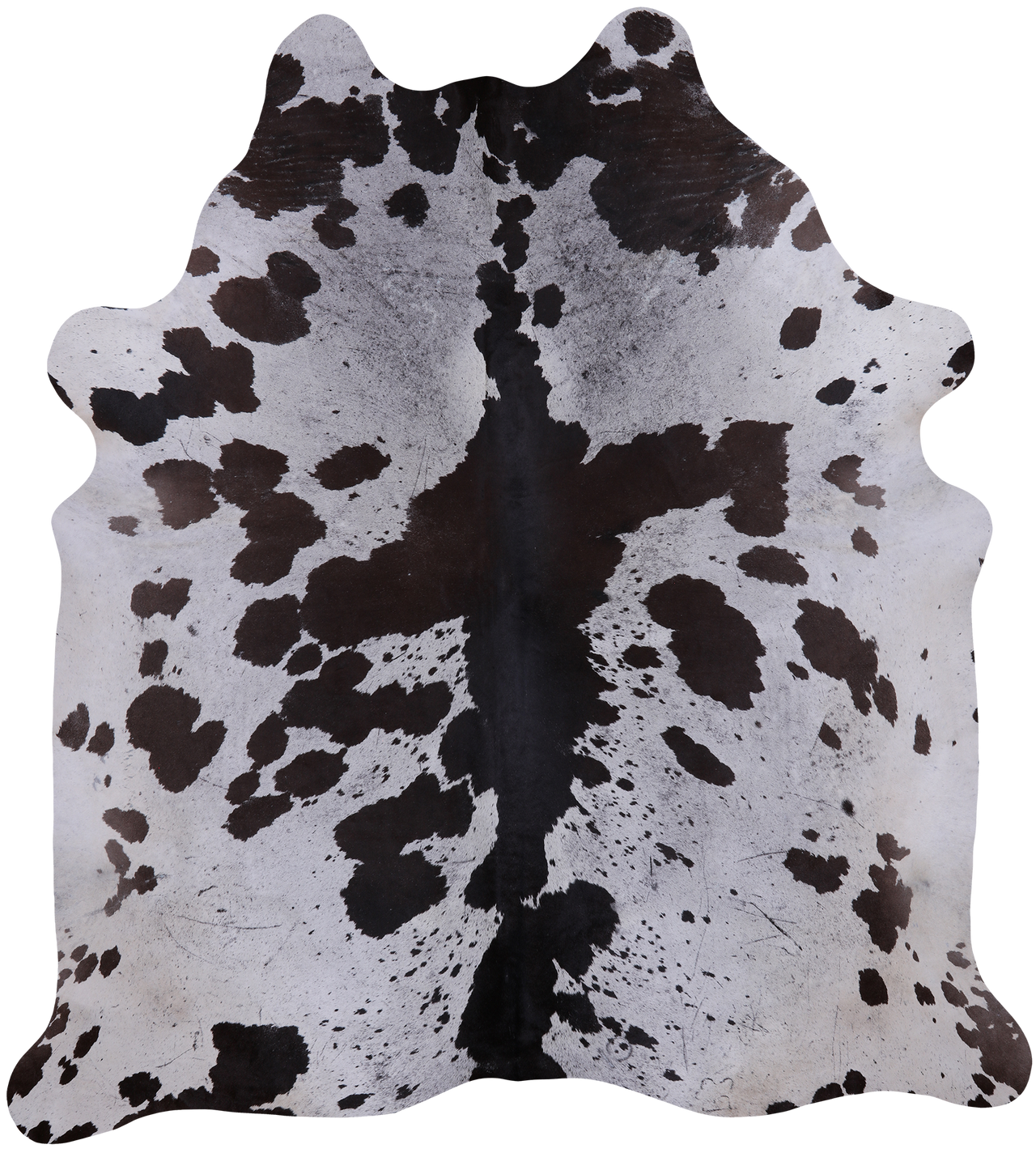 SUPER SALE Brown Salt & Pepper Natural Cowhide Rug - XX-Large 7' 7"H x 7' 0"W