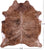 SUPER SALE Light Brindle Natural Cowhide Rug - XX-Large 7' 7"H x 6' 6"W