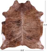 Thumbnail for SUPER SALE Light Brindle Natural Cowhide Rug - XX-Large 7' 7