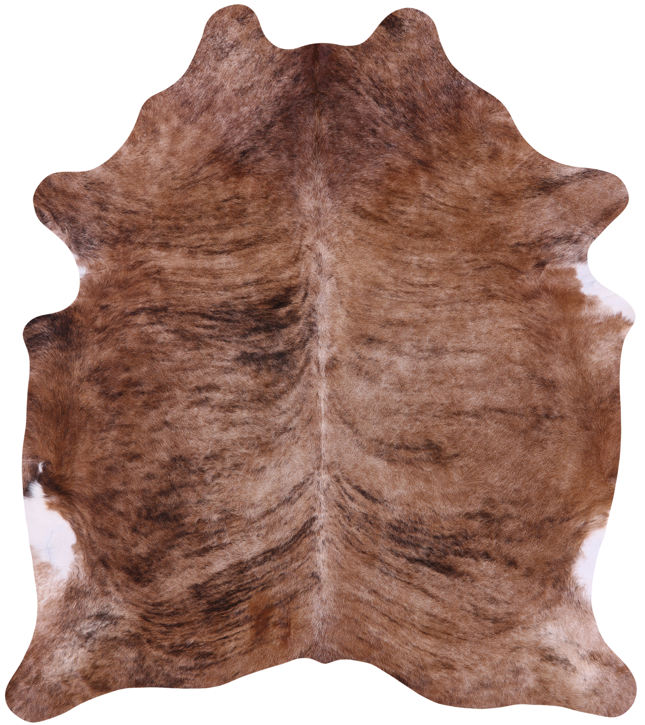 SUPER SALE Light Brindle Natural Cowhide Rug - XX-Large 7' 7"H x 6' 6"W