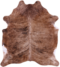 Thumbnail for SUPER SALE Light Brindle Natural Cowhide Rug - XX-Large 7' 7