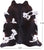 SUPER SALE Black & White Natural Cowhide Rug - XX-Large 7' 10"H x 6' 8"W