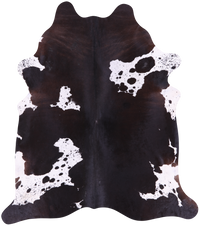 Thumbnail for SUPER SALE Black & White Natural Cowhide Rug - XX-Large 7' 10