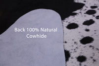 Thumbnail for SUPER SALE Black & White Natural Cowhide Rug - XX-Large 7' 10