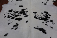 Thumbnail for SUPER SALE Black & White Natural Cowhide Rug - XX-Large 7' 10