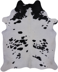 Thumbnail for SUPER SALE Black & White Natural Cowhide Rug - XX-Large 7' 10