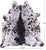 SUPER SALE Brown Salt & Pepper Natural Cowhide Rug - XX-Large 7' 7"H x 6' 10"W