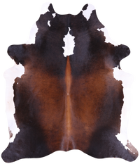 Thumbnail for SUPER SALE Tricolor Natural Cowhide Rug - XX-Large 7' 9