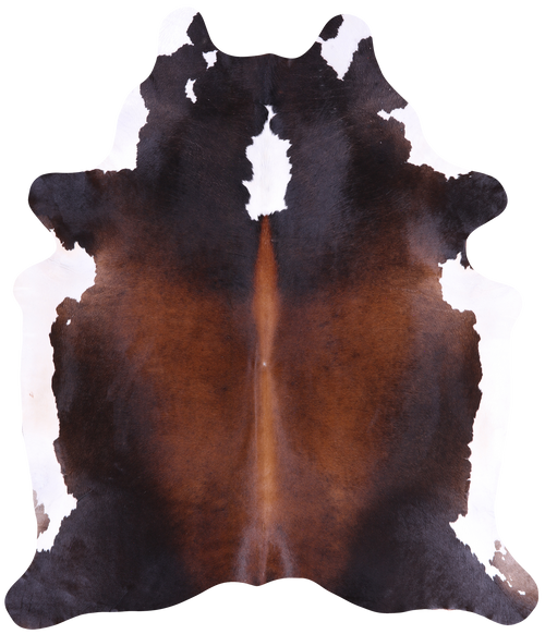 SUPER SALE Tricolor Natural Cowhide Rug - XX-Large 7' 9