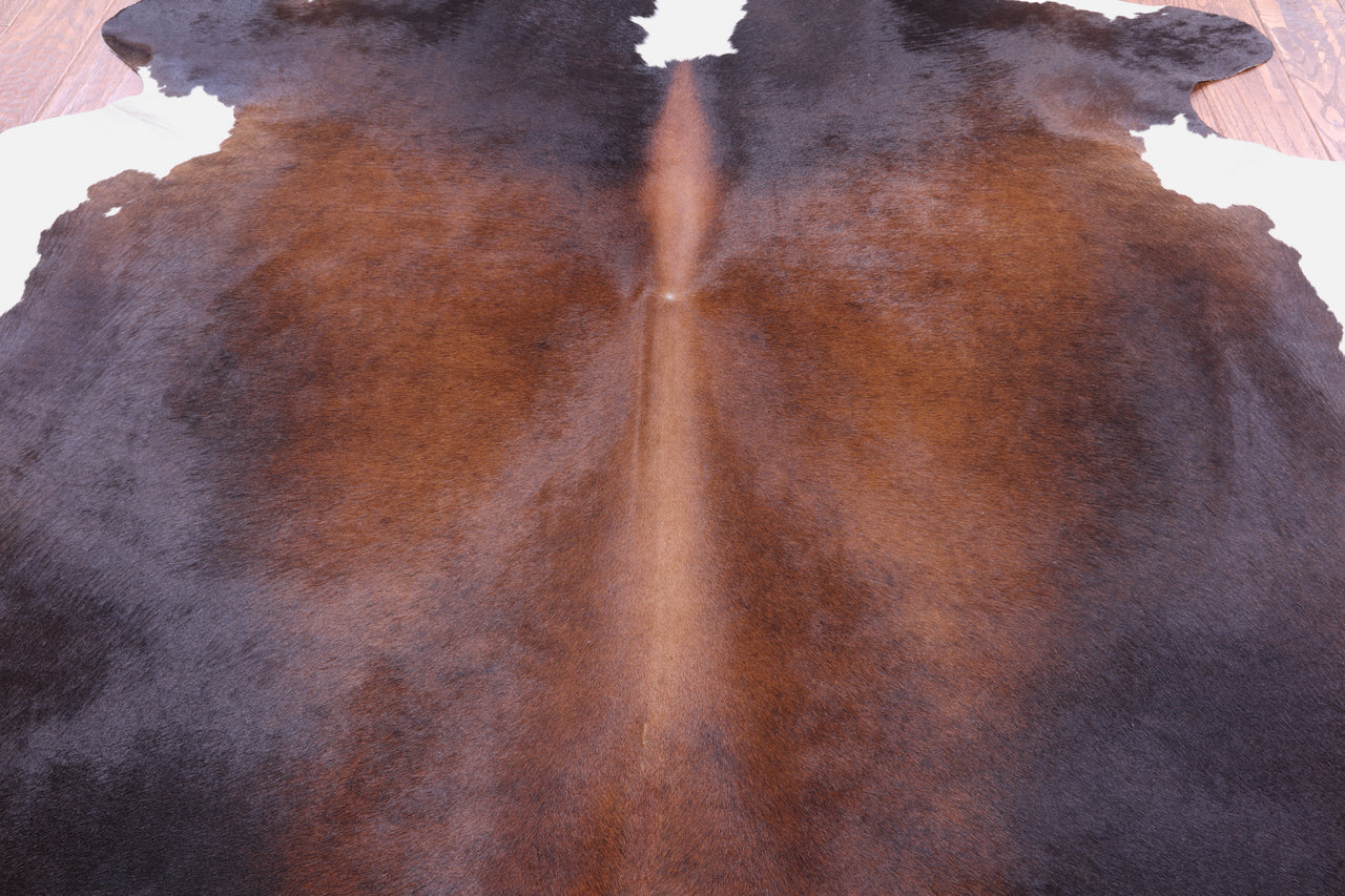 SUPER SALE Tricolor Natural Cowhide Rug - XX-Large 7' 9"H x 6' 5"W