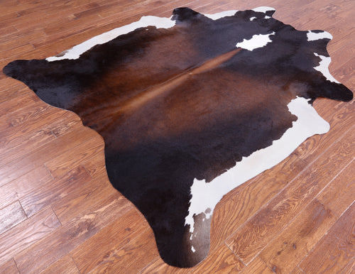 SUPER SALE Tricolor Natural Cowhide Rug - XX-Large 7' 9