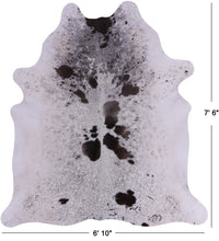 Thumbnail for SUPER SALE Brown Salt & Pepper Natural Cowhide Rug - XX-Large 7' 6
