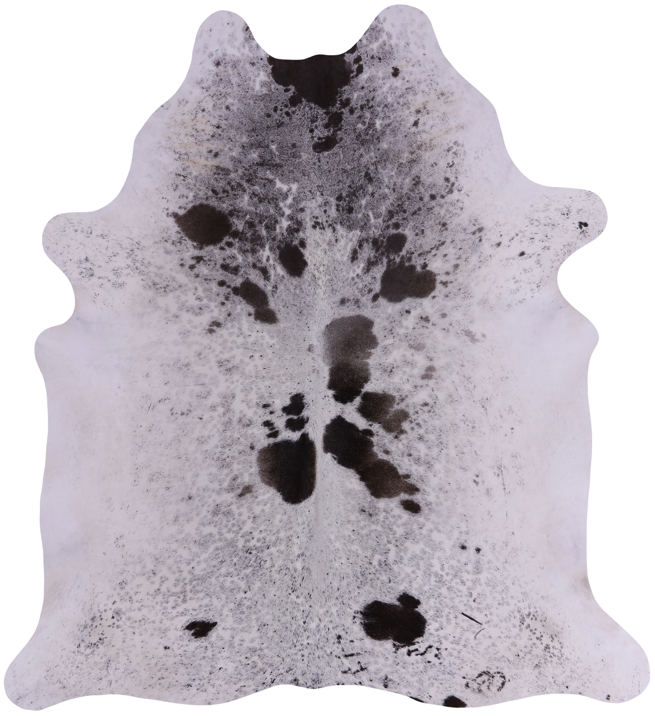 SUPER SALE Brown Salt & Pepper Natural Cowhide Rug - XX-Large 7' 6"H x 6' 10"W