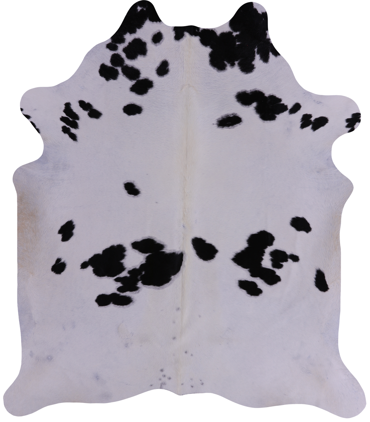 SUPER SALE Black & White Natural Cowhide Rug - XX-Large 7' 9"H x 6' 6"W