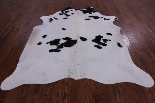 SUPER SALE Black & White Natural Cowhide Rug - XX-Large 7' 9