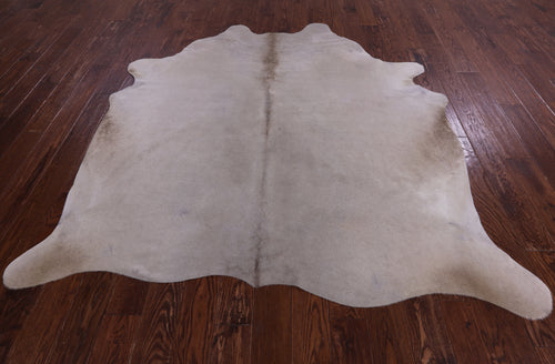 SUPER SALE Beige Natural Cowhide Rug - X-Large 7' 0