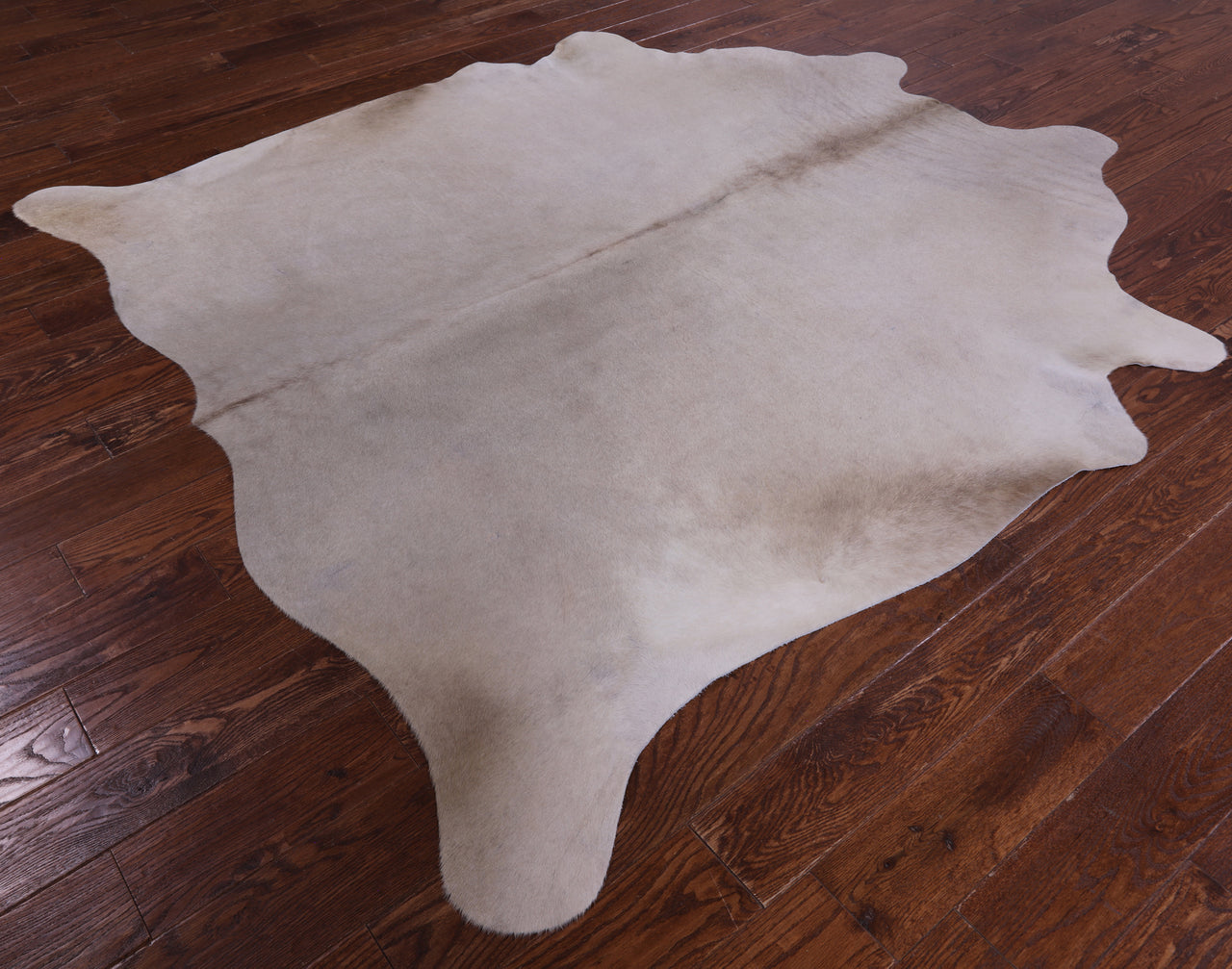 SUPER SALE Beige Natural Cowhide Rug - X-Large 7' 0"H x 6' 6"W